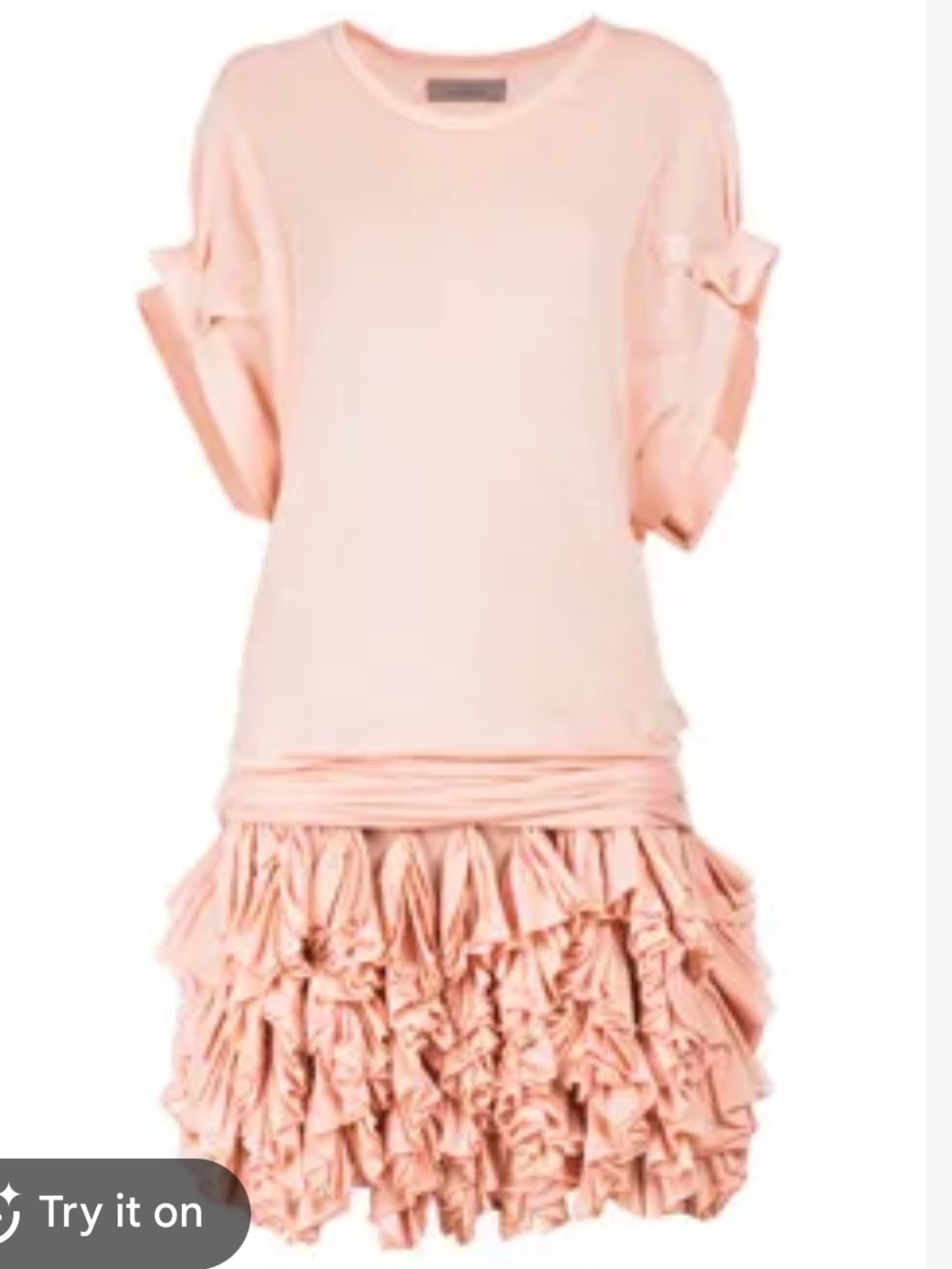 Preen Line drop-waist dress voluminous, ruffled skirt